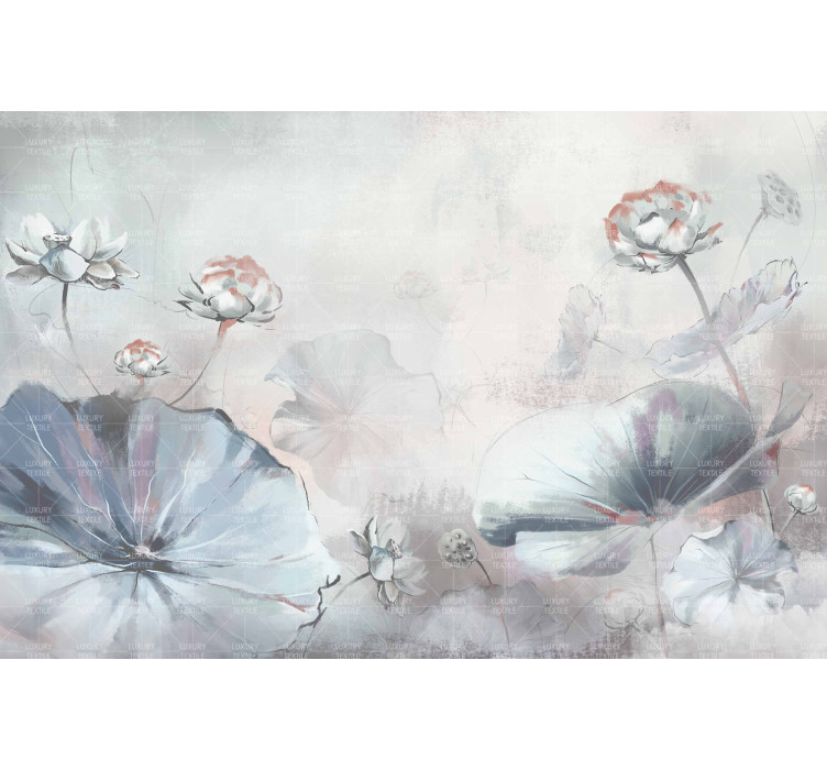 Безшовні дитячі фотошпалери Water Lilies for kids1